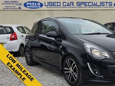 Used Vauxhall Corsa 1.4 BLACK EDITION 3d 118 BHP * BLACK * FAMILY CAR in Morecambe