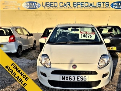 Used 2013 Fiat Punto 1.2 POP 3d 69 BHP * WHITE * FIRST CAR * CHEAP TAX in Morecambe