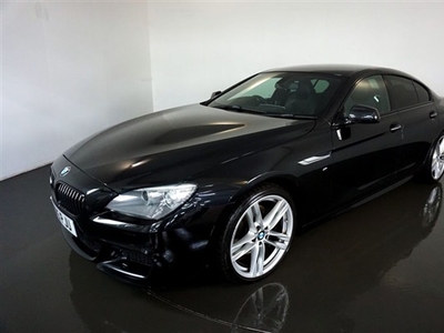 Used 2015 BMW 6 Series 3.0 640D M SPORT GRAN COUPE 4d AUTO-2 FORMER KEEPERS FINISHED IN BLACK SAPPHIRE WITH BLACK DAKOTA LE in Warrington