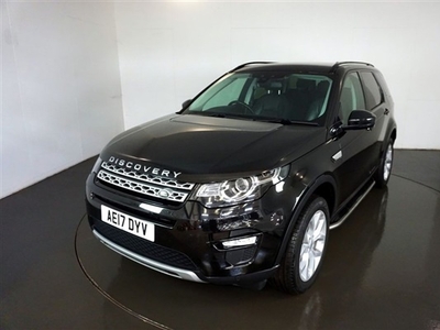 Used 2017 Land Rover Discovery Sport 2.0 TD4 HSE 5d AUTO 180 BHP-2 OWNER CAR-FANTASTIC LOW MILEAGE EXAMPLE-FINISHED IN SANTORINI BLACK ME in Warrington