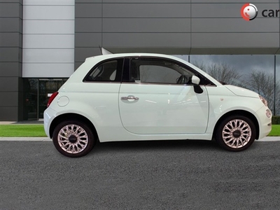 Used 2018 Fiat 500 1.2 LOUNGE 3d 69 BHP DAB/AUX/Bluetooth, Rear Park Sensors, Glass Roof, 5-Inch Touchscreen, Air Condi in