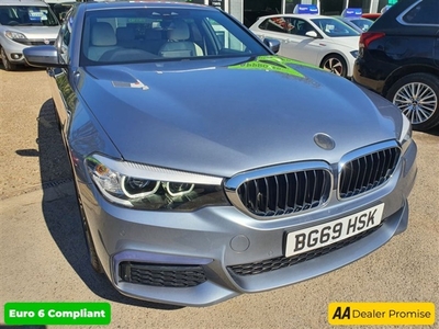 Used 2019 BMW 5 Series 2.0 530I M SPORT 4d 248 BHP IN BLUE WITH 29420 MILES AND A FULL SERVICE HISTORY, 1 OWNER FROM NEW, U in East Peckham