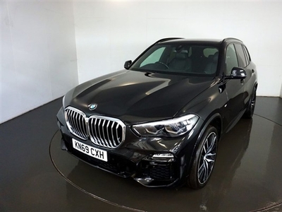 Used 2019 BMW X5 3.0 XDRIVE30D M SPORT 5d AUTO-1 OWNER FROM NEW FINISHED IN BLACK SAPPHIRE WITH BLACK VERNASCA LEATHE in Warrington