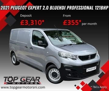 Used 2021 Peugeot Expert 2.0 BLUEHDI PROFESSIONAL L1 6d 121 BHP CRUISE CTRL, PLYLINED, BULKHEAD in Castlederg