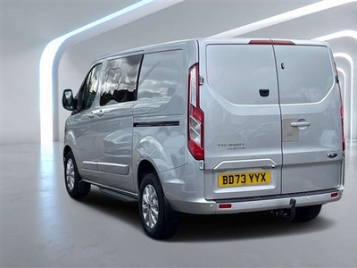 Used 2023 Ford Transit Custom 2.0 EcoBlue 130ps Low Roof D/Cab Limited Van Auto in Crayford