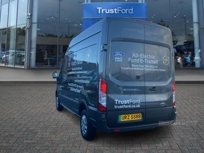Used 2023 Ford Transit E-TRANSIT 350 Trend AUTO L3 H3 LWB High Roof RWD 135kW 68kWh, PRO POWER ONBOARD, DIGITAL REAR VIEW M in Newtownabbey