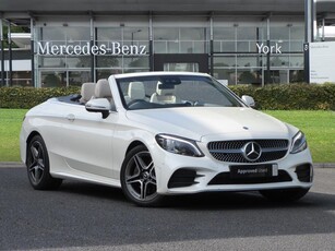 2019 MERCEDES-BENZ C Class 2.0 C300 AMG Line (Premium Plus) Cabriolet 2dr Petrol G-Tronic+ Euro 6 (s/s) (258 ps)