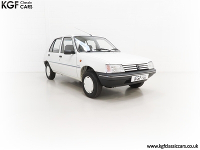 An Exceptional Peugeot 205 Junior with Only 15,796 Miles from New
