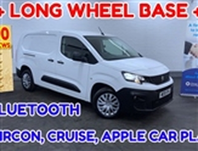 Used 2019 Peugeot Partner 1.6 BLUEHDI PROFESSIONAL ++ LONG WHEEL BASE ++ BLUETOOTH ++ AIRCON ++ APPLE CAR PLAY. CRUISE , EURO in Doncaster
