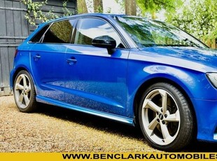 Audi S3 2.0 S3 SPORTBACK TFSI QUATTRO BLACK EDITION 5d AUTO 306 BHP ARA BLUE//ADAPTIVE CRUISE//AUTO DIM REAR VIEW MIRROR//SUPER