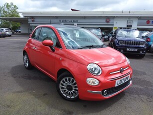 Fiat 500 1.2 Lounge Euro 6 (s/s) 3dr