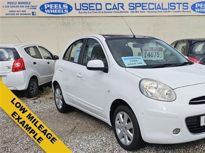 Used Nissan Micra 1.2 TEKNA DIG-S * 5 DOOR * WHITE * FIRST / FAMILY CAR in Morecambe