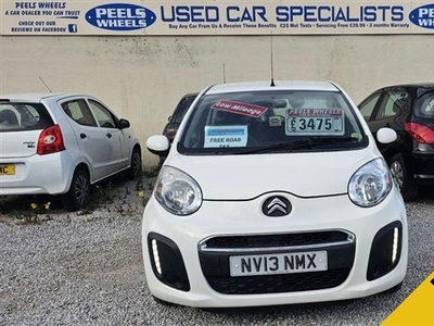 Used 2013 Citroen C1 1.0 VTR 3d 67 BHP * FIRST CAR * WHITE * LOW MILEAGE in Morecambe
