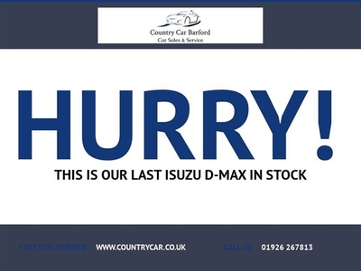 Used 2016 Isuzu D-Max 2.5 TD BLADE DCB 164 BHP in Warwick