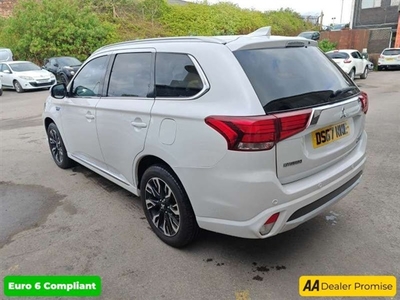 Used 2017 Mitsubishi Outlander 2.0 PHEV 4HS 5d 200 BHP IN WHITE WITH 61,000 MILES AND A FULL SERVICE HISTORY, 3 OWNER FROM NEW, ULE in East Peckham