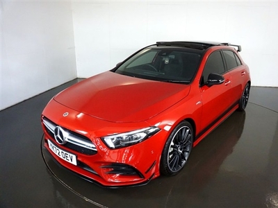 Used 2022 Mercedes-Benz A Class 2.0 AMG A 35 4MATIC EDITION PREMIUM PLUS 5d AUTO-LOW MILEAGE EXAMPLE FINISHED IN PATAGONIA RED WITH in Warrington