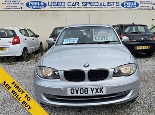 Used 2008 BMW 1 Series 2.0 118D SE * 5 DOOR * 141 BHP * IDEAL FAMILY CAR in Morecambe