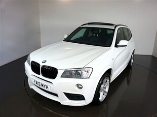 Used 2013 BMW X3 3.0 XDRIVE30D M SPORT 5d AUTO-Factory extras worth Â£13,610-FINISHED IN ALPINE WHITE WITH BLACK NAPP in Warrington