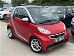 Used 2013 Smart Fortwo 1.0 MHD Passion Coupe 2dr Petrol SoftTouch Euro 5 (s/s) (71 bhp) in Weston-Super-Mare