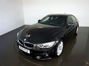 Used 2016 BMW 4 Series 3.0 430D M SPORT GRAN COUPE 4d AUTO-2 OWNER CAR FINISHED IN BLACK SAPPHIRE WITH BLACK DAKOTA LEATHER in Warrington