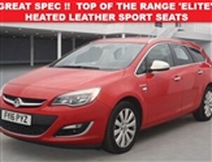 Used 2016 Vauxhall Astra 1.6 16V (115 PS) ELITE AUTO ( EURO 6 ) 5DR ESTATE + HEATED LEATHERS + CRUISE CONTROL + DUAL CLIMATE in Bradford