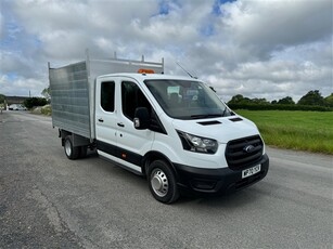 Used 2021 Ford Transit 2.0 350 EcoBlue HDT Leader arb Double Cab tipper 4dr Diesel Manual RWD L3 Euro 6 (s/s) (130 ps) in Romford