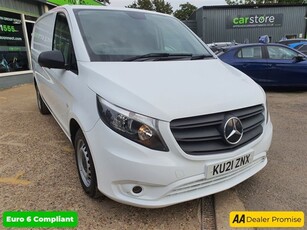 Used 2021 Mercedes-Benz Vito 1.8 114 PROGRESSIVE L2 135 BHP IN WHITE WITH 56,800 MILES AND A FULL SERVICE HISTORY, 1 OWNER FROM N in Kent