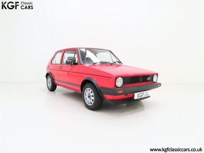 A Legendary Mk1 Volkswagen Golf GTi with a Massive History and Only 69,499 Miles.
