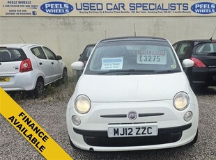 Used 2012 Fiat 500 1.2 8v LOUNGE 3d 69 BHP * WHITE * FIRST / FAMILY CAR in Morecambe