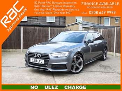 Audi, A4 Avant 2018 2.0T FSI Black Edition 5dr S Tronic