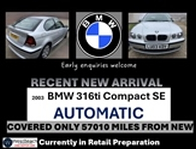 Used 2003 BMW 3 Series 1.8 316ti SE Compact 3dr Petrol Automatic (190 g/km 115 bhp) in Shoreham-By-Sea