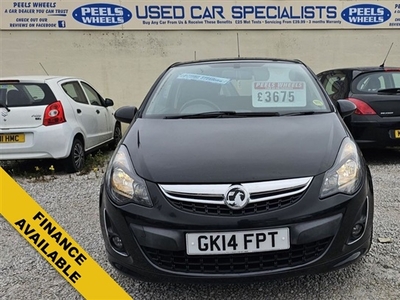 Used 2014 Vauxhall Corsa 1.4 BLACK EDITION 3d 118 BHP * BLACK * FAMILY CAR in Morecambe