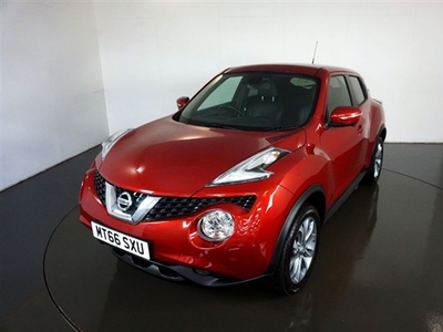 Used 2016 Nissan Juke 1.2 TEKNA DIG-T 5d-1 OWNER FROM NEW-LOW MILEAGE EXAMPLE-HEATED BLACK LEATHER-BLUETOOTH-CRUISE CONTRO in Warrington