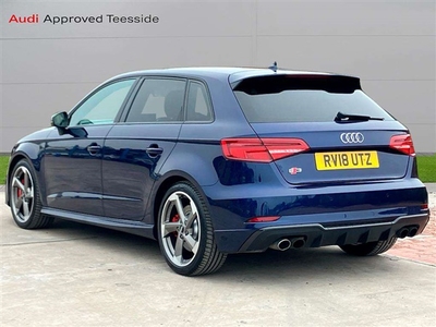 Used 2018 Audi S3 S3 TFSI Quattro Black Edition 5dr S Tronic in Stockton-on-Tees