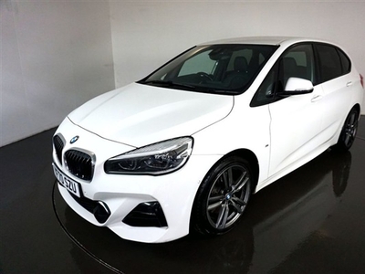Used 2020 BMW 2 Series 2.0 220D M SPORT ACTIVE TOURER 5d AUTO-2 OWNER CAR FINSHED IN ALPINE WHITE WITH BLACK DAKOTA LEATHER in Warrington