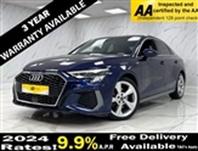 Used 2021 Audi A3 1.0 TFSI S LINE 4d 109 BHP 6SP SALOON in Lancashire