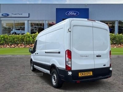 Used 2021 Ford Transit 350 Leader L3 H2 LWB Medium Roof FWD 2.0 EcoBlue 130ps - FRONT & REAR PARKING SENSORS, PLY LINED, BL in Newtownabbey