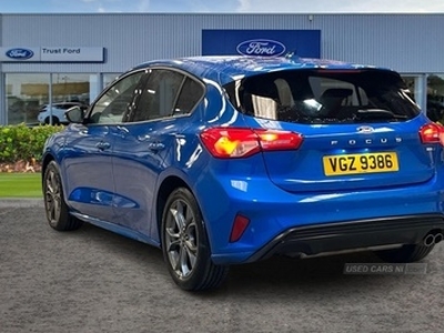 Used 2022 Ford Focus 1.0 EcoBoost Hybrid mHEV 155 ST-Line Edition 5dr- Front & Rear Parking Sensors, Apple Car Play, Blue in Belfast