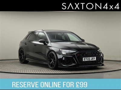 Used Audi RS3 RS 3 TFSI Quattro Carbon Black 5dr S Tronic in Chelmsford