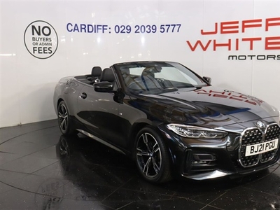 Used BMW 4 Series 420I M SPORT 2dr convertible auto (FACELIFT)(FULL LEATHER) in Cardiff