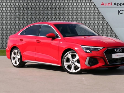 2021 AUDI A3 1.5 TFSI 35 S line Saloon 4dr Petrol Manual Euro 6 (s/s) (150 ps)