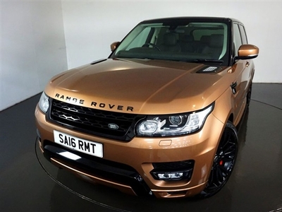 Used Land Rover Range Rover Sport 3.0 SDV6 HSE DYNAMIC 5d-2 FORMER KEEPERS FINISHED IN ZANZIBAR ORANGE WITH DARK BROWN LEATHER UPHOLST in Warrington