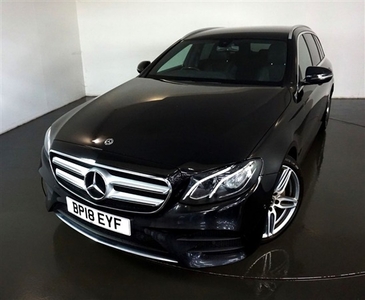 Used Mercedes-Benz E Class 2.0 E 220 D AMG LINE 5d-2 OWNER CAR FINSIHED IN OBSIDIAN BLACK WITH HEATED HALF LEATHER UPHOLSTERY-B in Warrington