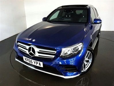 Used Mercedes-Benz GLC 2.1 GLC 250 D 4MATIC AMG LINE PREMIUM PLUS 5d-2 OWNER CAR FINISHED IN BRILLIANT BLUE WITH BLACK LEAT in Warrington
