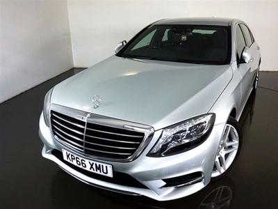 Used Mercedes-Benz S Class 3.0 S 350 D L AMG LINE 4d AUTO-2 OWNER CAR FINISHED IN IRIDIUM SILVER WITH BLACK LEATHER UPHOLSTERY- in Warrington