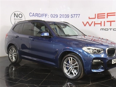 Used BMW X3 XDRIVE30D M SPORT 5dr auto (PRO MEDIA, FULL LEATHER) in Cardiff