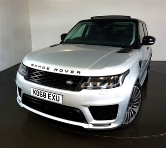 Used Land Rover Range Rover Sport 3.0 SDV6 AUTOBIOGRAPHY DYNAMIC 5d AUTO-2 OWNER CAR FINISHED IN INDUS SILVER WITH BLACK LEATHER UPHOL in Warrington