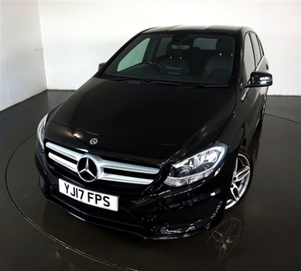 Used Mercedes-Benz B Class 2.1 B 200 D AMG LINE 5d-2 FORMER KEEPERS FINISHED IN COSMOS BLACK WITH HALF LEATHER UPHOLSTERY-SMART in Warrington