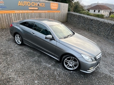 Used Mercedes-Benz E Class DIESEL COUPE in Newtownards