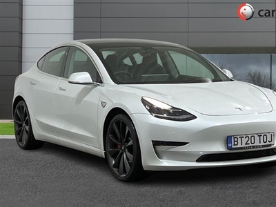 Used Tesla Model 3 PERFORMANCE AWD 4d 483 BHP Heated Front / Rear Seats, Adaptive Cruise Control, Performance Brakes, C in